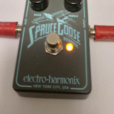 Electro-Harmonix Spruce Goose Overdrive Guitar Effect Pedal post 2020 - Gray image 4