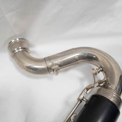 Selmer-Paris Selmer Paris Model 33 Professional Wood Bass Clarinet, Beautiful Silver, Low Eb image 13