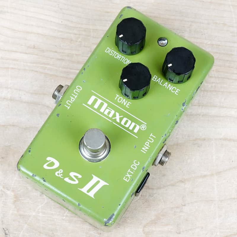 Maxon D&S II 1970s Light Green Distortion and Sustainer Vintage Made in Japan MIJ image 1