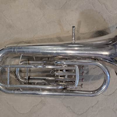 Yamaha YEP-321S Intermediate 4-Valve Euphonium late 70's - 80's - Silver-Plated image 18