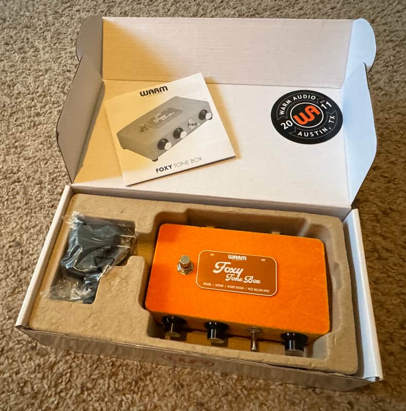 Warm Audio Foxy Tone Box - Orange image 1
