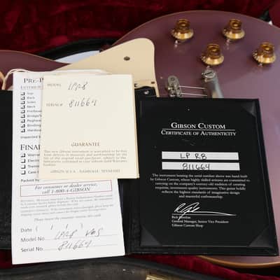 Gibson Les Paul Custom Shop VOS R8 2011 - Heather Poly image 13