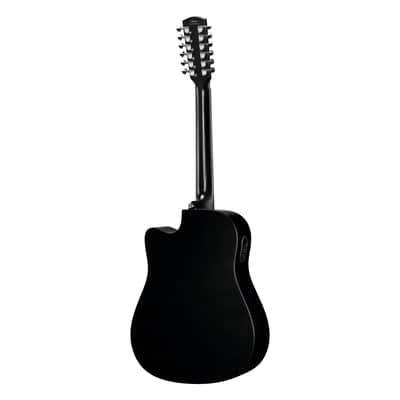 AD60ce 12-String Black Artist Dreadnought (NEW DEMO) image 5