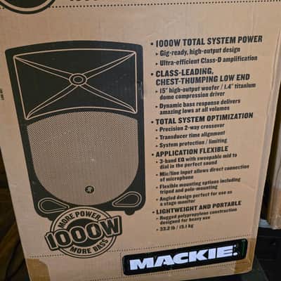 Mackie Thump15 15" 1000-Watt Powered Loudspeaker 2010s - Black image 2
