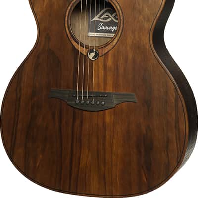 LAG SAUVAGE-ACE Sauvage Auditorium Cutaway Acoustic Electric w/Hybrid Gigbag, Eco-friendly design - B STOCK image 3