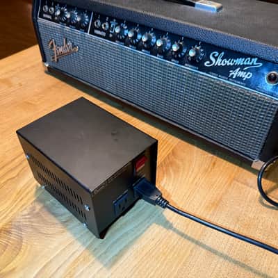Fender Showman 2-Channel 85-Watt Guitar Amp Head 1965 - Blackface image 10