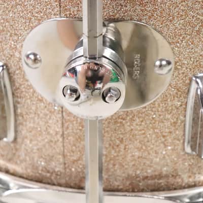 Rogers 14x14" Cleveland Holiday Floor Tom Drum Vintage 1960's Champaign Sparkle image 7