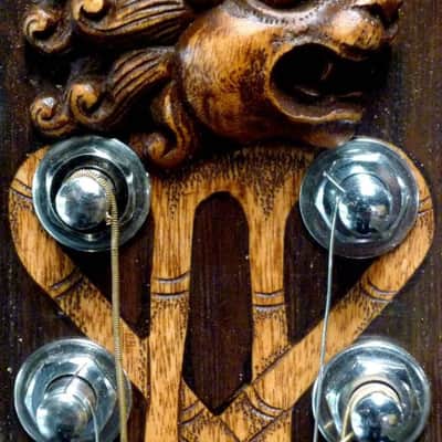 Acoustic Guitar Handmade by Blueberry, Parlor, 6 String wood Dragon motif Guitar, Custom Handcrafted Wooden Guitar, Grand Concert Guitar image 12