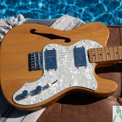 1973 Greco Telecaster Thinline Clone TE-450 - Japanese Ash Body - Made in Japan - PRO SET UP w Perfect Frets/Action/Intonation! image 7