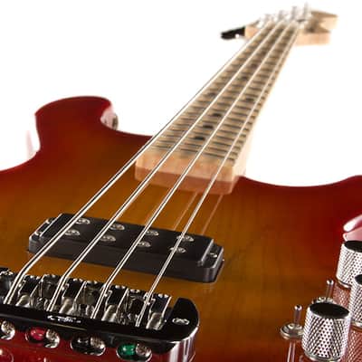 G&L USA L-1500 Bass, Cherryburst, Maple image 7