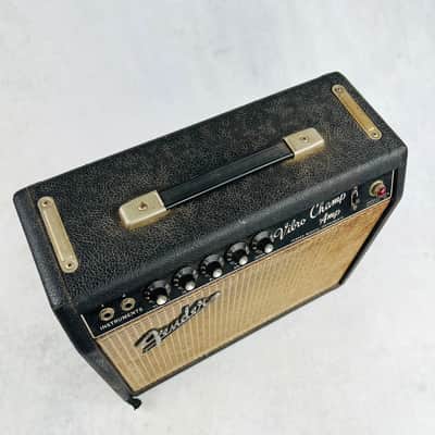 Fender Vibro Champ 1x8" Combo Amp 1966 - Black image 2