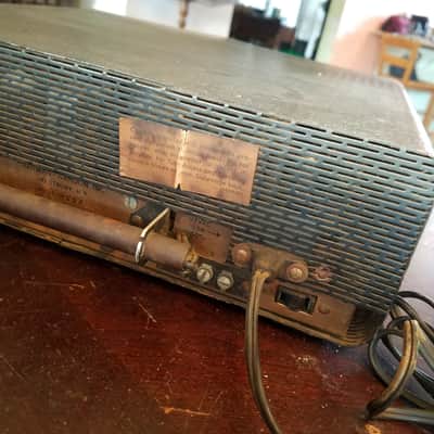 Harman Kardon HA-10 The Solo Integrated Tube Amp Receiver Radio EL84 RARE 1958 - Black & Gold image 7