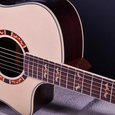 Crafter Godinus STG G-20ce GA Grand Auditorium Acoustic Guitar Top Solid Dual Source Pickup image 5
