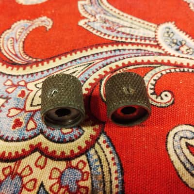 (2) VINTAGE 1978 FENDER KNURLED CHROME KNOBS - TELECASTER, PRECISION image 3