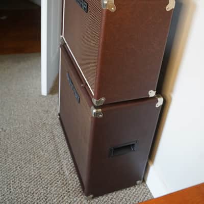 Rivera Rivera Sedona Tube Head + Dual Matching Sedona EX Extension Cabinets (Full Stack) – Loaded with JBL Drivers 2010 - Brown Rolex image 2