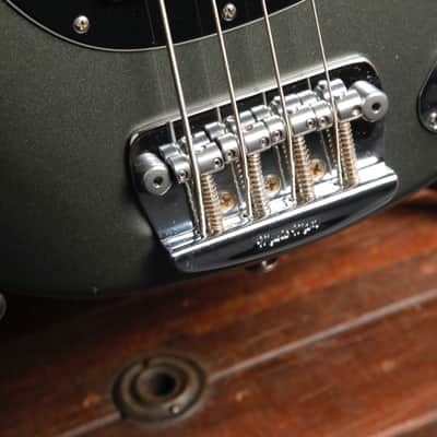 Ernie Ball Music Man StingRay 4 HH Graphite Pearl Bass Guitar 2006 Pre-Owned image 8