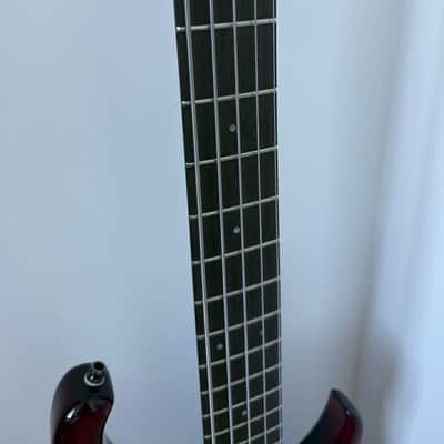 Modulus Quantum Five-String Sweetspot Red Scarlett w/Hard Case image 7