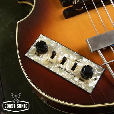 1976 Hofner 500/1 Violin Bass Left Handed Made in Germany Beatle Bass image 15