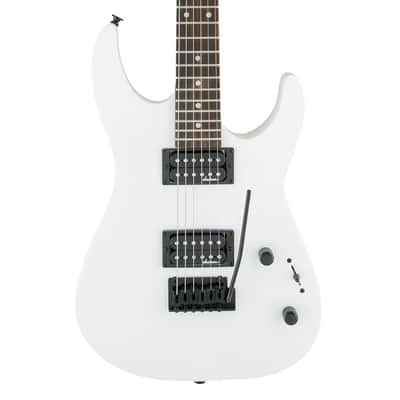 Used Jackson JS Series JS11 Dinky Electric Guitar - Snow White w/Amaranth FB image 1