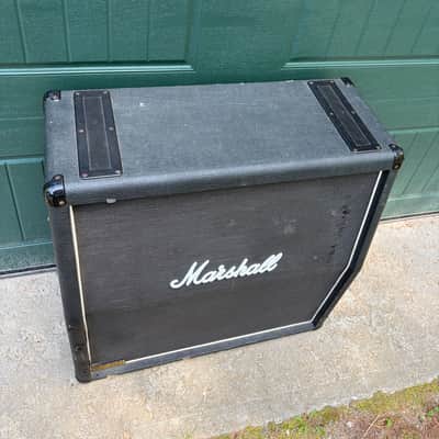 Marshall JCM 800 Lead Series Model 1960A 4x12" Angled Guitar Speaker Cabinet 1981 - 1990 - Black image 2