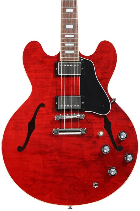 Gibson ES-335 Figured Semi-hollowbody Electric Guitar - Sixties Cherry image 1