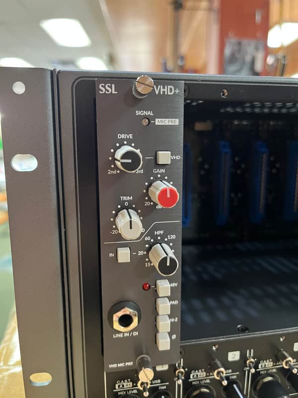 Solid State Logic SSL VHD+ Pre 500-Series Microphone Preamp 2021 - Present - Black image 1