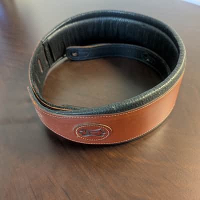 Levy's Signature Legacy Series 3" Veg-Tan Leather Guitar Strap (MSS1-WAL) 2013 - Walnut image 2