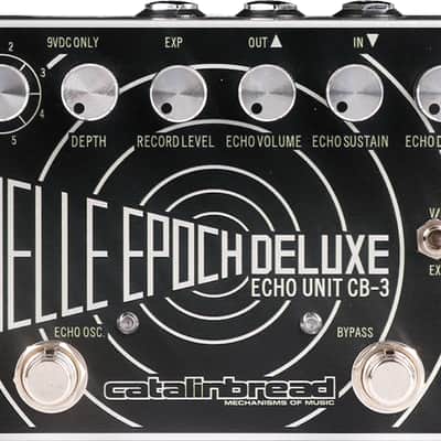 Catalinbread Belle Epoch Deluxe CB3 Dual Tape Echo Emulation 2022 - Present - Black / Silver image 1