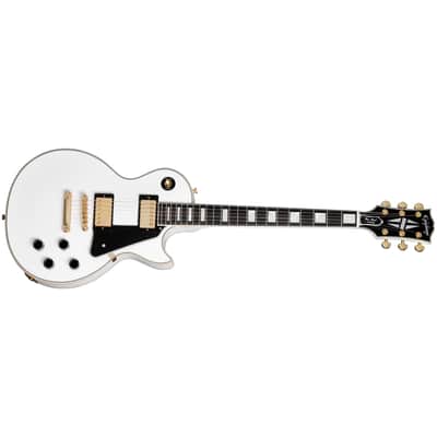 Les Paul Custom Alpine White Inspired By Gibson Custom Epiphone image 3