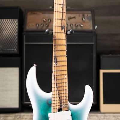 Legator N7FOD Ninja Multiscale Electric Guitar - Arctic Blue with Gig Bag image 4