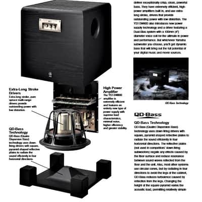 ベース YAMAHA YST-SW800 ベース YAMAHA YST-SW800 Yamaha YST-SW800 Powered subwoofer at