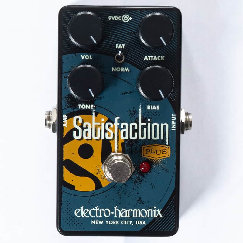 EHX Electro-Harmonix Satisfaction Plus Classic Fuzz Guitar Effect Pedal image 1