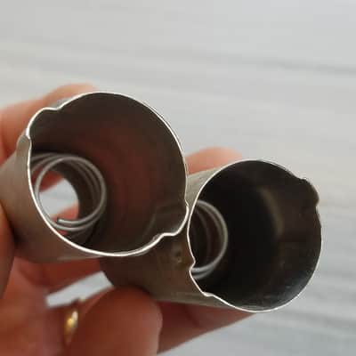 Cinch Pair (2) Tube Shields 12AX7 9-pin J-Slot TS103U02 mil spec J52-04 Vintage Vacuum 1950s-1960s image 5