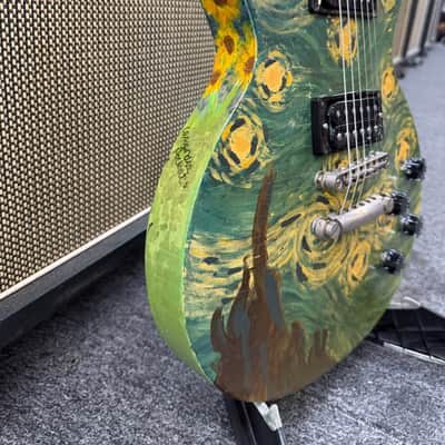 Gibson Les Paul Studio Waukesha Guitar Town Project Starry Night image 5