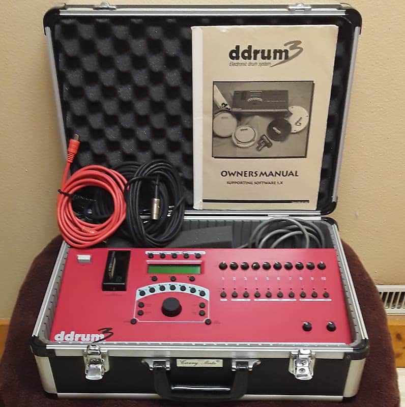 ddrum3 Electronic Drum Module with Storage Case, Owners Manual & Midi Cables - *Super Rare to Find* image 1