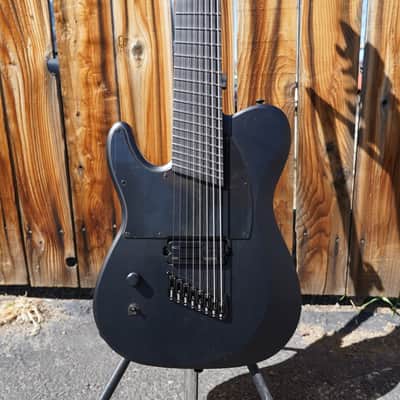 Schecter DIAMOND SERIES PT-8 MS Black Ops Satin Black Open Pore Left Handed 8-String Electric Guitar image 6