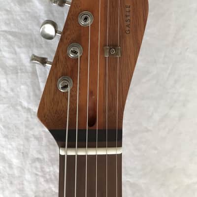 Electric Guitar - Brown Reclaimed Wood - T-Style - Fork Lift 027 image 7