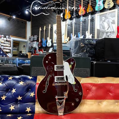 Gretsch G6119T-62 Vintage Select Edition - '62 Tennessee Rose - Hollow Body w/Bigsby & Case - Deep Cherry Stain Finish image 12