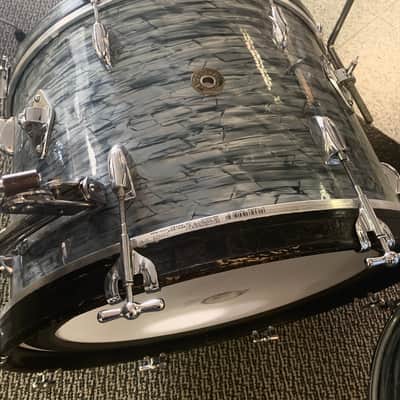 Gretsch Broadkaster “Name Band” Outfit 13/16/22 1950’s - Blue Pearl image 8