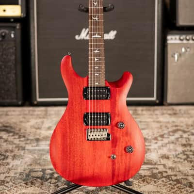 PRS SE CE 24 Solid Body Electric Guitar - Vintage Cherry with Gig Bag image 3