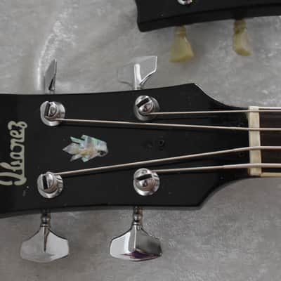 Ibanez 2402 Double Neck Bass / Guitar 1975 Midnight Blue with Lightning image 9