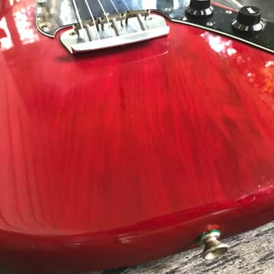 Fender Musicmaster 1978-1980 - Translucent Red image 4