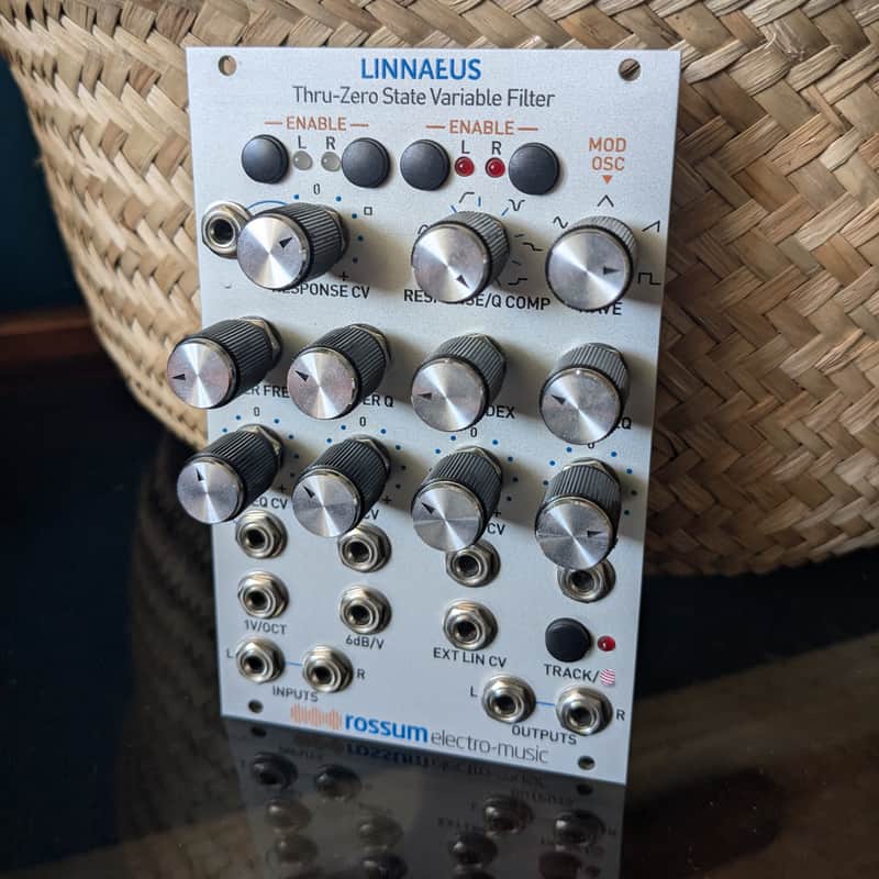 Rossum Electro-Music Linnaeus Thru-Zero State Variable Filter Eurorack Module 2019 - 2021 - Silver image 1