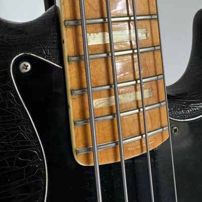 Fender Jazz Bass 3-Bolt with Maple Fretboard 1976 - Black image 5
