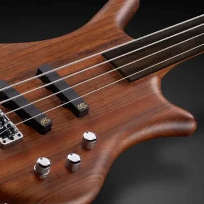 Warwick Pro Series Thumb BO |4 String | Natural Transparent Satin | Fretless image 1
