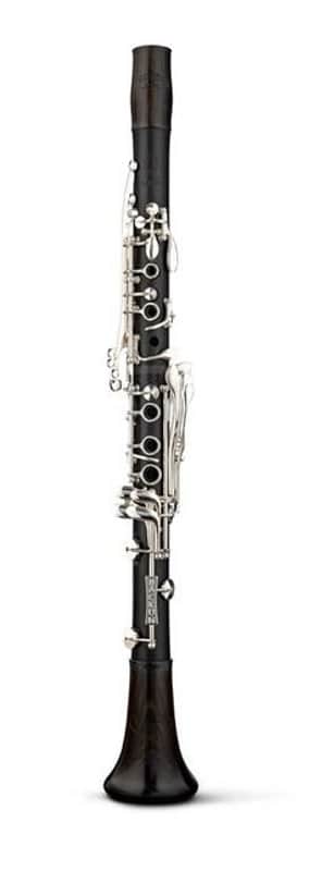 Backun Q Series Bb Clarinet Grenadilla, Silver Keys, Gold Posts image 1