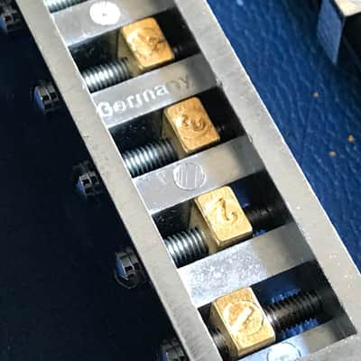 Schaller 456 Vintage Guitar Bridge/Tailpiece 1970's (Tony Iommi "Old Boy " SG Jaydee Super Rare!) image 10