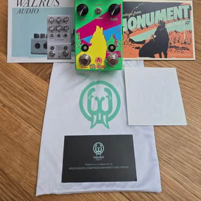 Walrus Audio Monument Harmonic Tap Tremolo V2 Limited Edition Neon 2020s - Neon Green image 6