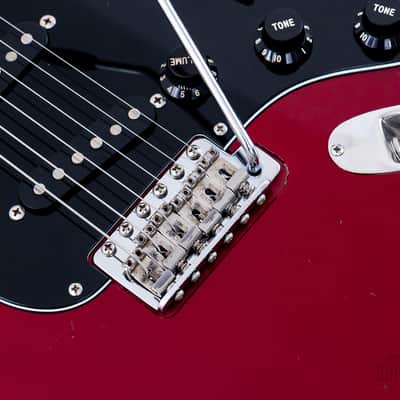 2014 Fender Aerodyne Stratocaster AST Candy Apple Red, Japan MIJ image 8