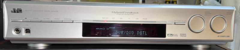 JVC RX-D201S Dolby Digital Amplifier Reciever Tested – AS-IS image 1